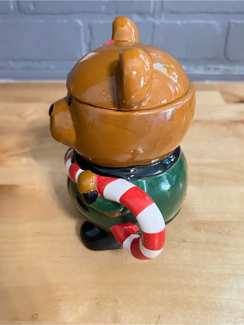 Christmas Teddy Bear Mug With Lid  and  Small Decorative  Reindeer Teapot Bundle